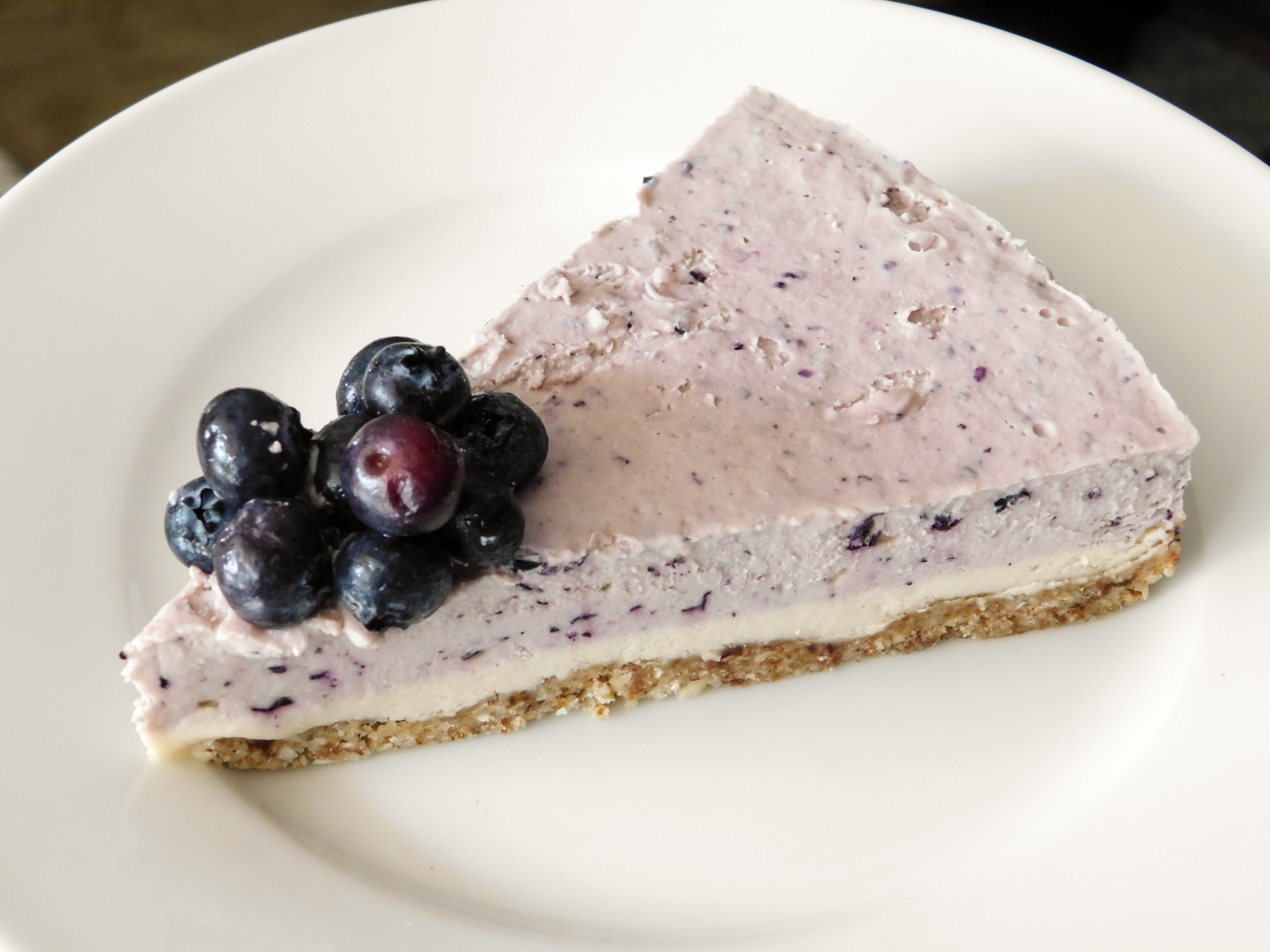 Raw Blueberry Cheesecake The Vegan Rhino